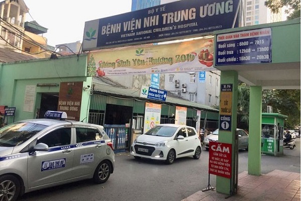 Bệnh viện nhi Trung ương, chữa các bệnh lý về răng cho bé.